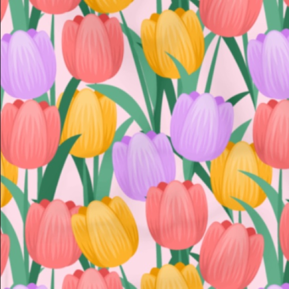 ( Last 1 )  25 10X13 Tulip Flower Poly Mailers PRICE IS FIRM CLEARANCE - Picture 5 of 6